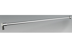 Vaste stabilisatiestang wand/glas, voor 6/10 mm glas, L1320, chroom