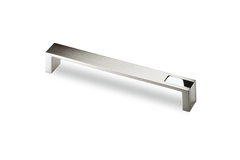 Greep Intra, boorafstand 192, L 204 mm, B 25 mm, H 26 mm, Roestvrij staal finish geborsteld / glans verchroomd