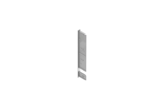 Vionaro afdekkap voor front binnenlade alu H121