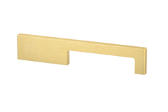 Poignée drimo 160mm alu or brossé asymm 