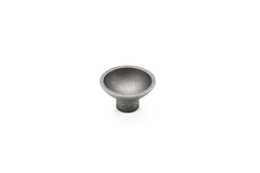 Knop tazza ø50x30 zamak mat ijzerkleur