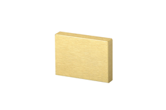 Bouton drimo 32mm alu or brossé symm 