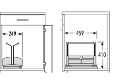 Hailo carry extensible 395x245x459mm 2 paniers amovibles