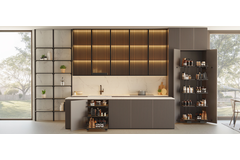 Stuctura profilé fixation plafond 2744 mm noir alu 
