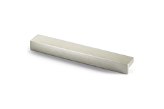 Greep Rovigo, boorafstand 192, L 207 mm, B 16 mm, H 25 mm, roestvrij staal finish geborsteld