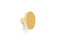 Top como ø26x18mm zamak geborsteld goud