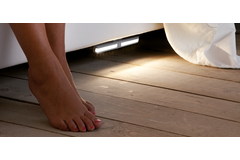Led set 2 Space Light RVS-look met sensor 12V/0.9w met voeding