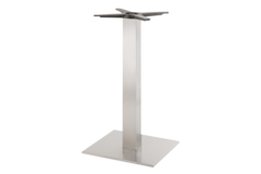 Onderstel inox square 400x400mm h.1100mm