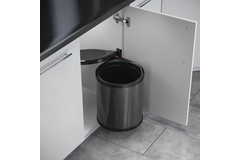 Hailo Mono antraciet Zwart 15l