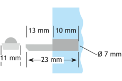 Schabdrager 953 verkoperd 7mm