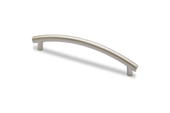 Greep Bathia, boorafstand 128, L 151 mm, B 8 mm, H 28 mm, roestvrij staal finish geborsteld