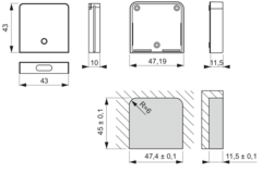Mec Driver IR-Sensor wit draadloos