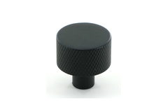 Bouton gront zamak noir mat d24mm 