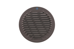 Rond schoepenrooster 435r d.150mm bruin