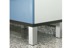 Pied de meuble capri inox-look h.150mm  