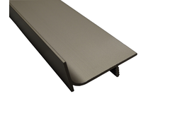Greeplijst L- vorm vertikaal bronskleur 5000mm