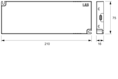 Mec Driver Led transfo 90w 24V sans câble 