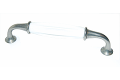 Poignée 5700 df 128 porcelaine bronze blanc 