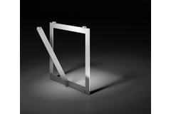 Pied milano pr table libre inox 705x690mm  