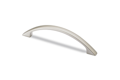 Poignée Tolosa, entraxe de perçages 128, L 157 mm, B 10 mm, H 28 mm, Nickelé mat