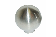 Kogelknop RVS satijn dia. 24mm h26mm