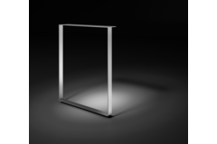 U-poot aanbouwtafel chr. h=900mm/b=700mm