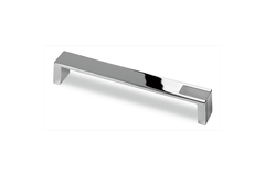 Poignée Intra, entraxe de perçages 192, L 204 mm, B 25 mm, H 26 mm, chromé brillant / chromé mat