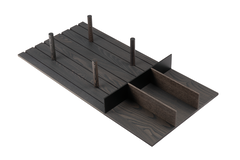 Filo tiroir supp assiettes+ séparateur V4 105 noir 