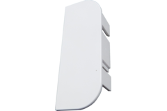 Eindkap C- vorm helderwit r9003
