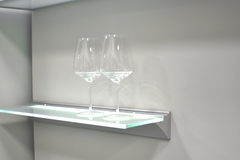 Mono teo led tablette verre 600mm 3W 230V 4000K 