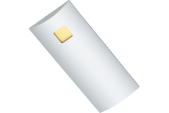D'lau Led rond onderbouw 3W 3200K RVS