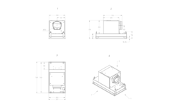 Novy Mini Pureline 60 cm wit afzonderlijke motor 54 cm