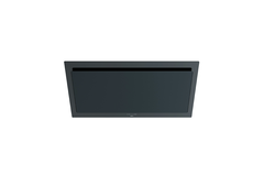 Novy Vision 120 cm zwart glas wanddampkap recircul