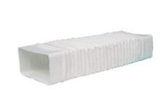Coin flexible tube plat d.150 std blanc  