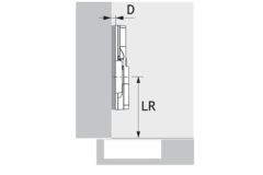 Adapterplaat voor parallelle adapter, met voorgemonteerde euroschroeven, dikte 0.0 mm