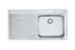 Franke epos inox 1 bac 1000x510 gauche  slimtop | à affleurer 