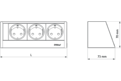 Evoline Wing + r-dock  2xnl-d-l + usb ac 