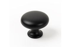 Knop DUKE Ø31.4 zamak mat zwart