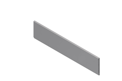 Nova Pro front binnenlade zilver H90 1160mm inkortbaar