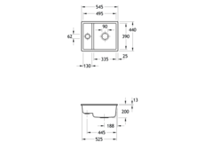 V&B 6758.01.j0 subway 60 xu chromite 