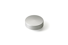 Socle de fixation avec filetage M4 pour poignées en cuir, aspect aluminium