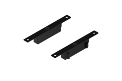 Stuctura support tablette noir 20kg/paire 