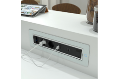 Versaturn nl-d-l zwart glas  3 st + 2 usbmet kabel met kabel 2000mm
