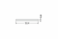 Cache slide plexi j 3000 mat 