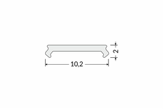 Cache Click plexi C2 2000 noir 