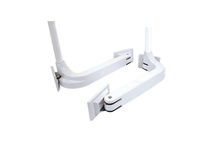 Set-charniere monoflat lin-x 1000 blanc  l.750-1100 mm h.2400-2980 mm 90kg