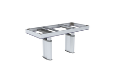 CENTERLIFT 960HC incl. voorkant - 118,0 x 78,0cm, Voor bovenblad 120,0x80,0cm, Geanodiseerd aluminium