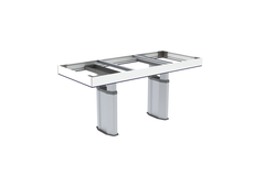 CENTERLIFT 960HC avec façade - 218,0 x 78,0cm, Pour panneau supérieur 220.0x80.0cm, Blanc, RAL 9003