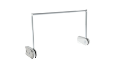 Klederlift butler elektrisch 100-160cm 30kg wit/chroom