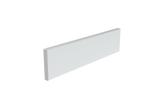 103 mm Alu-Front, largeur 329,0cm, Aluminium thermolaqué blanc RAL 9003